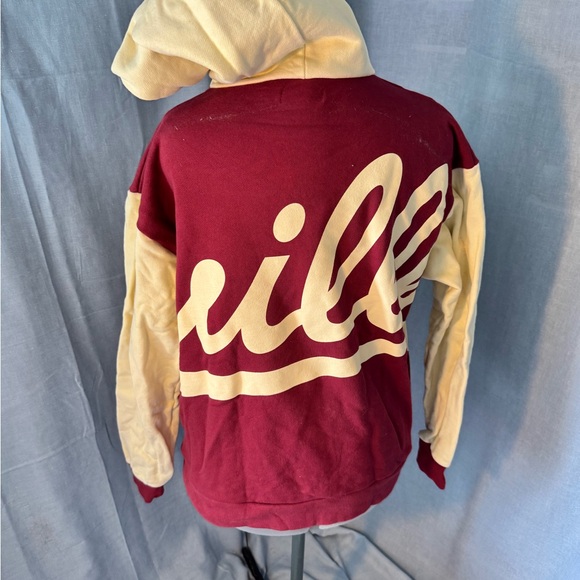 Dreamville Burgundy and Cream Logo Hoodie - Picture 2 of 5